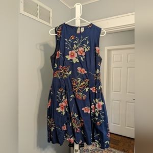 Floral Navy Dress